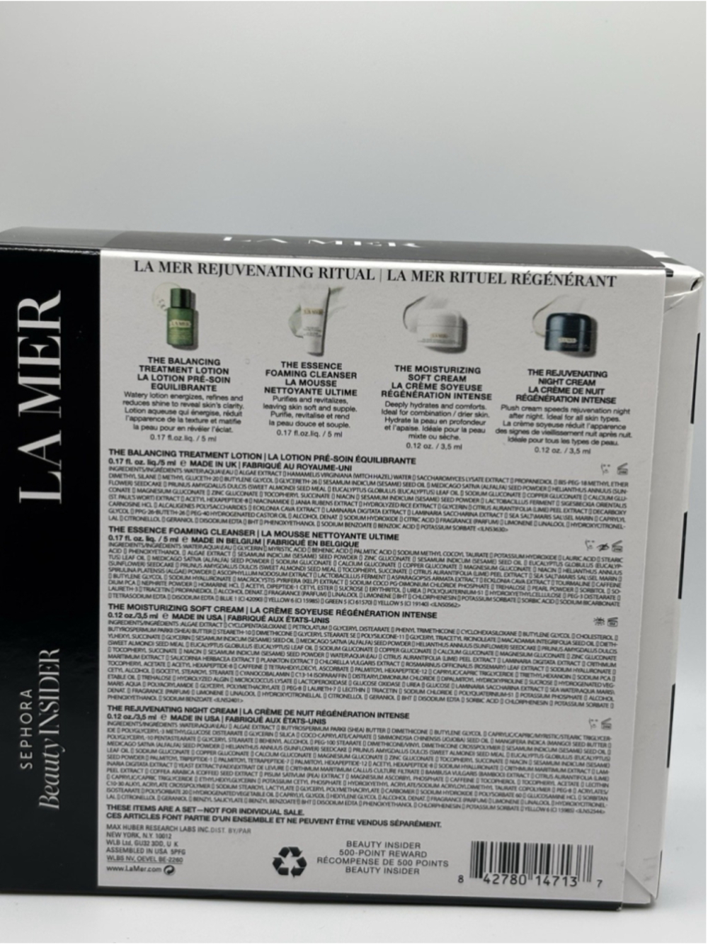 La Mer Rejuvenating Ritual 4 Piece Mini Skincare Set Sephora Beauty Insider NIB - Picture 5 of 5